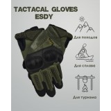 Тактические перчатки ESDY с накладками Olive